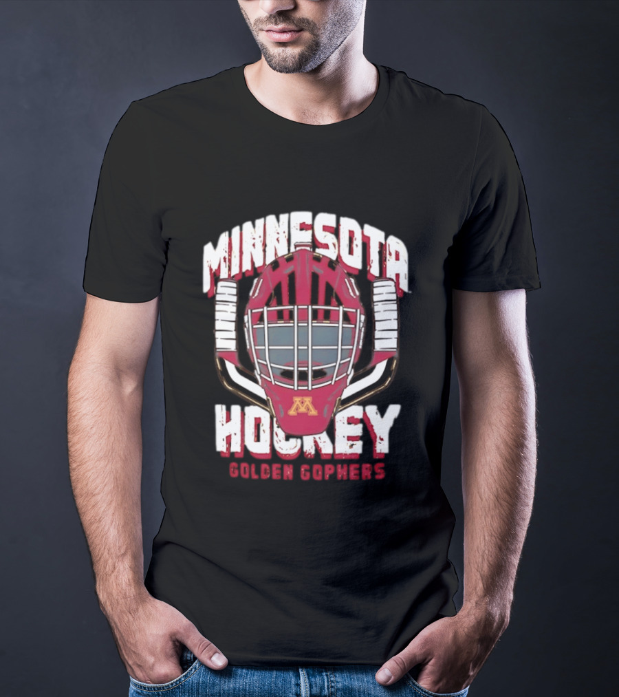Minnesota Hockey Golden Gophers Mask T-Shirt