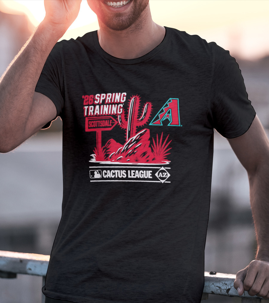 Arizona Diamondbacks 2026 Spring Training Scottsdale Cactus League MLB AZ T-Shirt