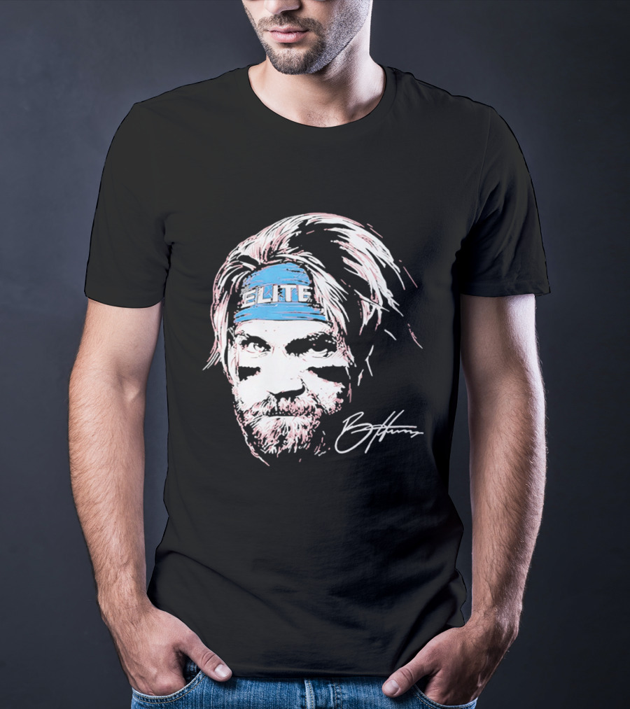 Bryce Harper Elite Iconic Philadelphia Baseball Legend Signature Look T-Shirt