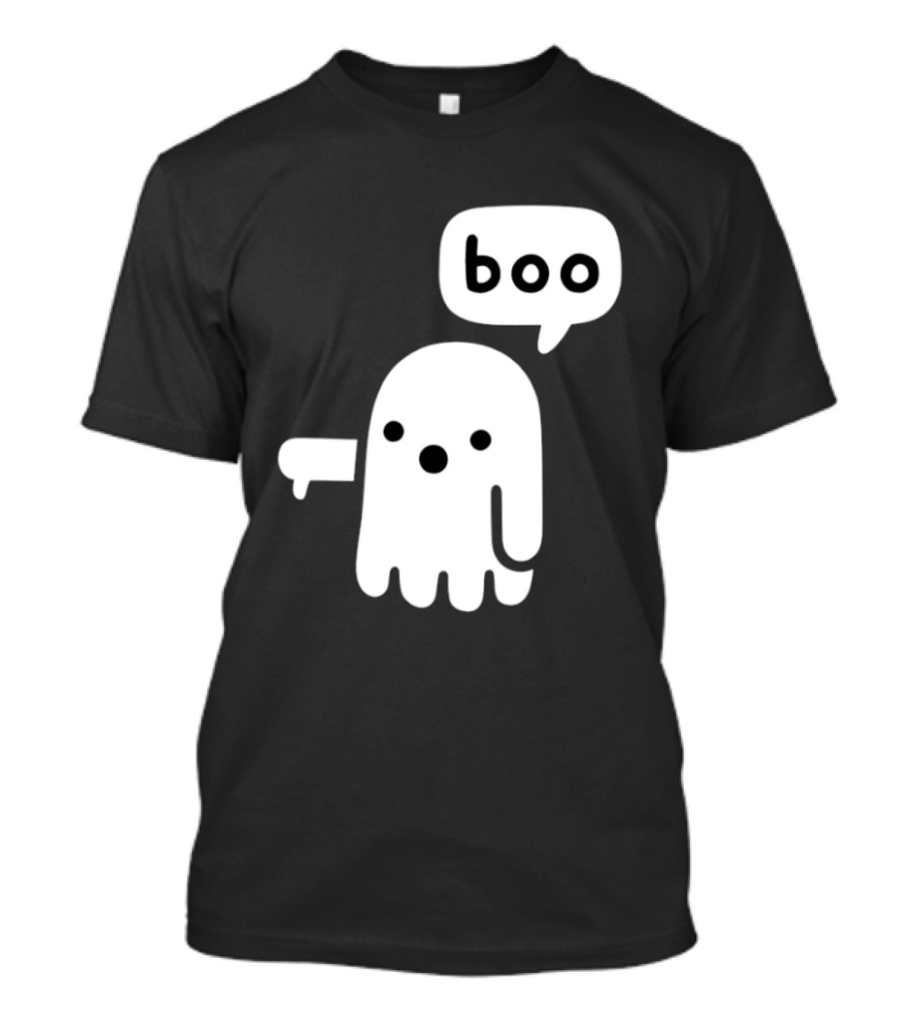 Boo Ghost Disapproval Gesture T-Shirt
