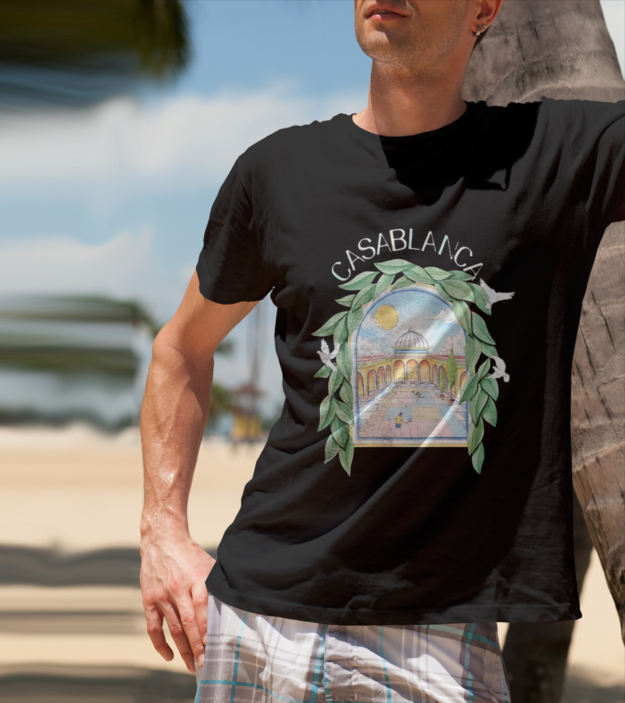 Casablanca L'Arche De Tennis Courtyard T-Shirt
