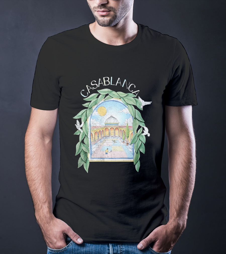 Casablanca L'Arche De Tennis Courtyard T-Shirt