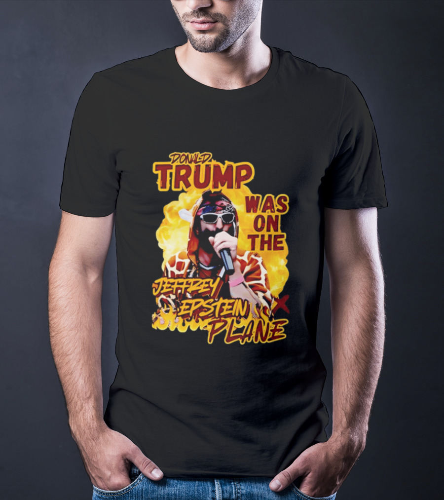 Donald Trump Was On The Jeffrey Epstein Plane Karaoke Costume T-Shirt