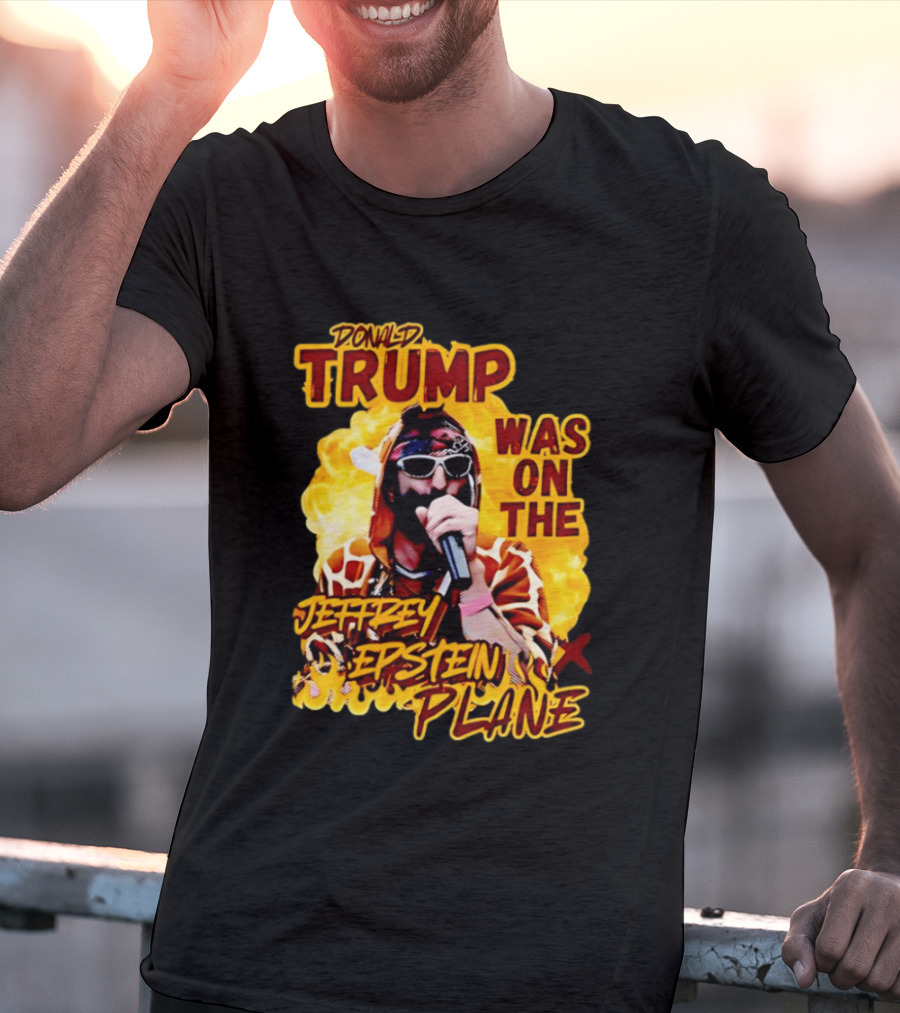 Donald Trump Was On The Jeffrey Epstein Plane Karaoke Costume T-Shirt