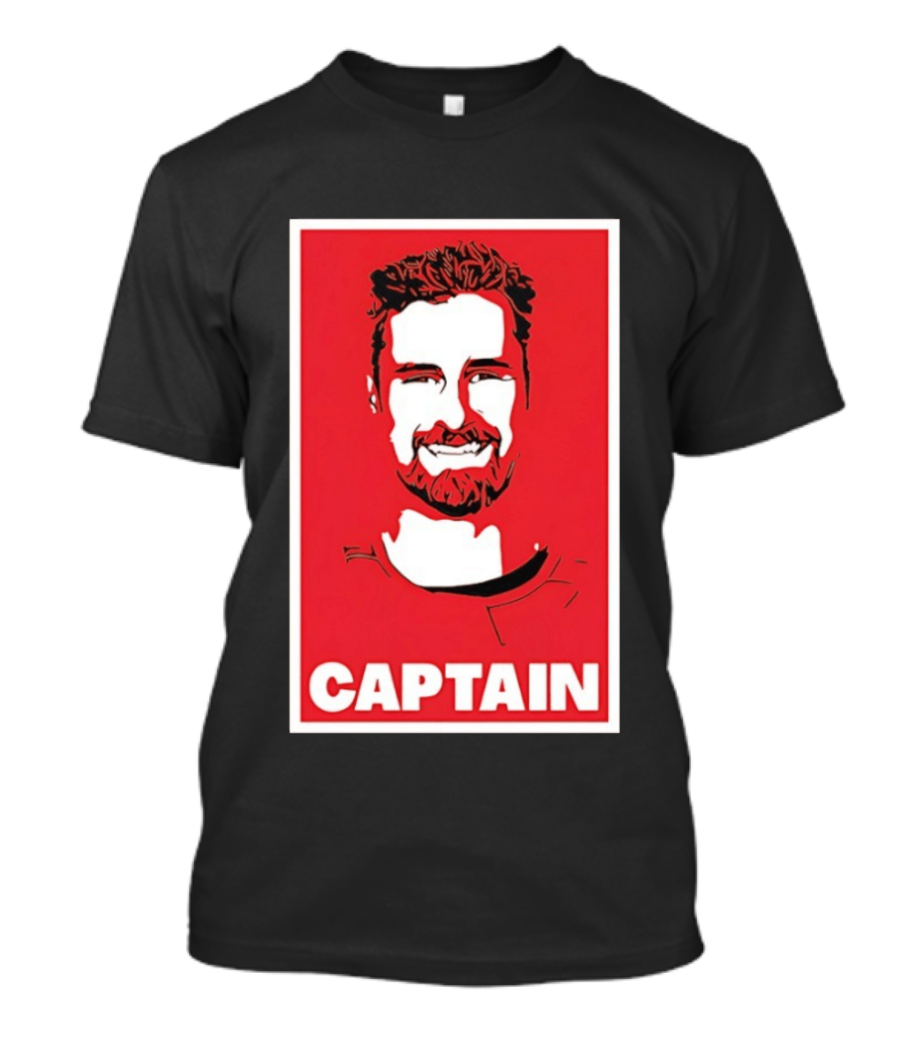 Detroit Red Wings Captain Dylan Larkin Bold Red T-Shirt