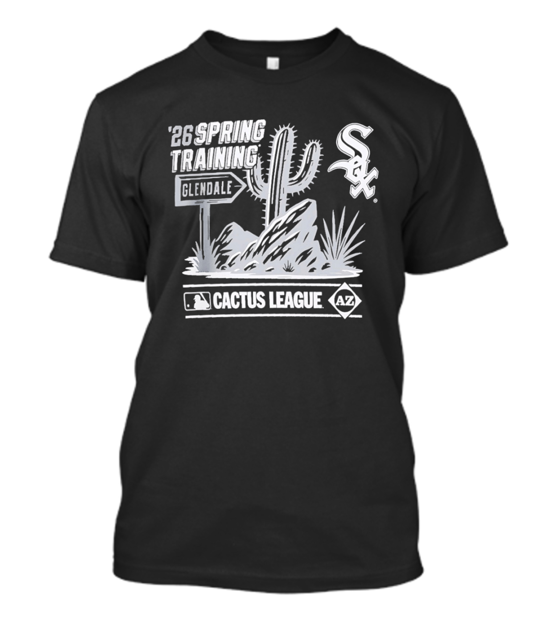 Chicago White Sox 2026 Spring Training Glendale Cactus League MLB AZ T-Shirt