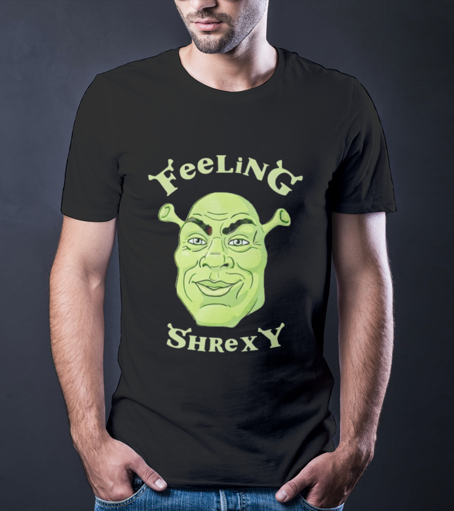 Feeling Shrexy Meme Character Face T-Shirt