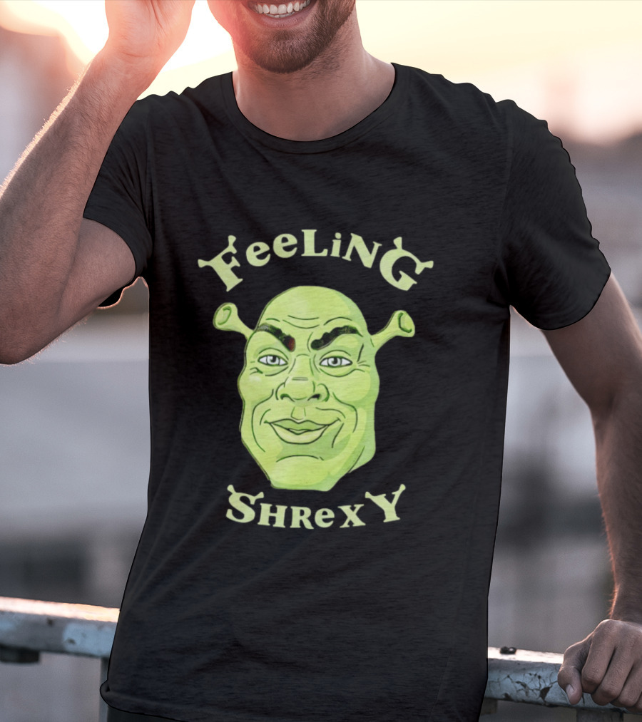 Feeling Shrexy Meme Character Face T-Shirt