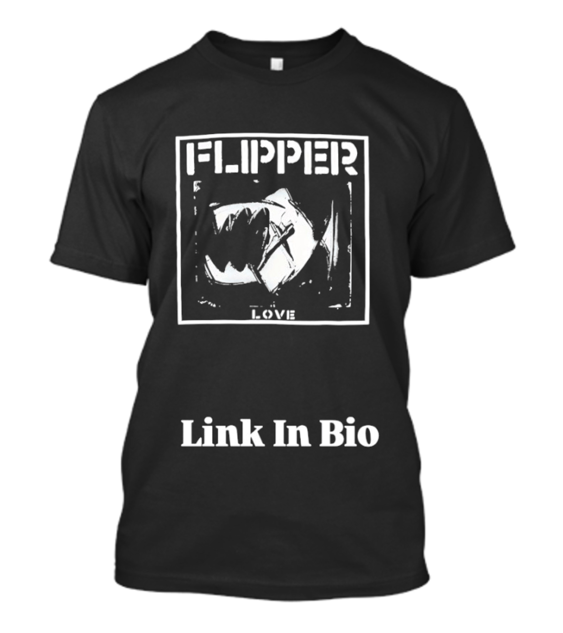 Flipper Love Link In Bio Jaws T-Shirt