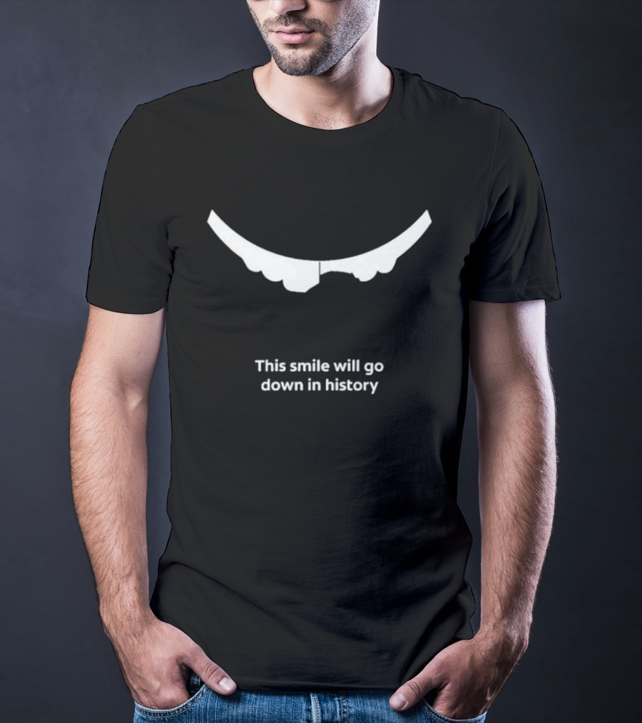 Jack Hughes This Smile Will Go Down In History T-Shirt