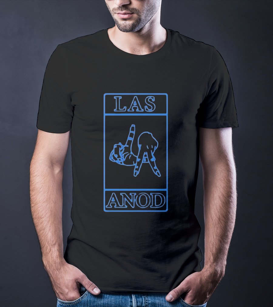 Las Anod Hand Sign Gesture Icon Blue T-Shirt