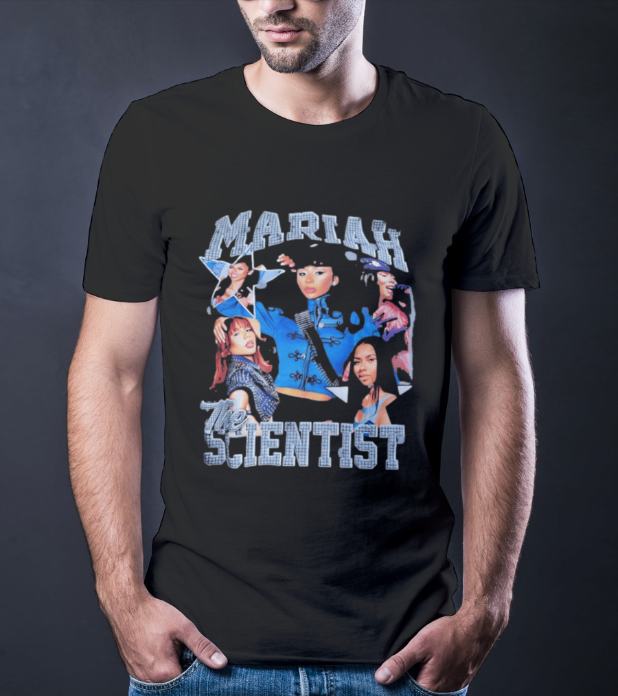 Mariah The Scientist Collage Blue Outfit Fashion T-Shirt