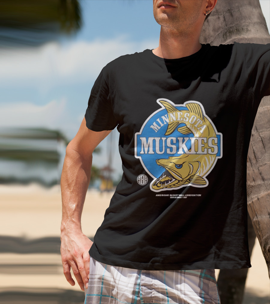 Minnesota Muskies ABA 1967 Vintage Team T-Shirt