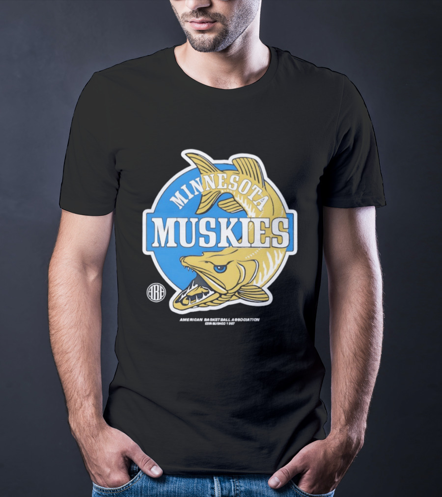 Minnesota Muskies ABA 1967 Vintage Team T-Shirt