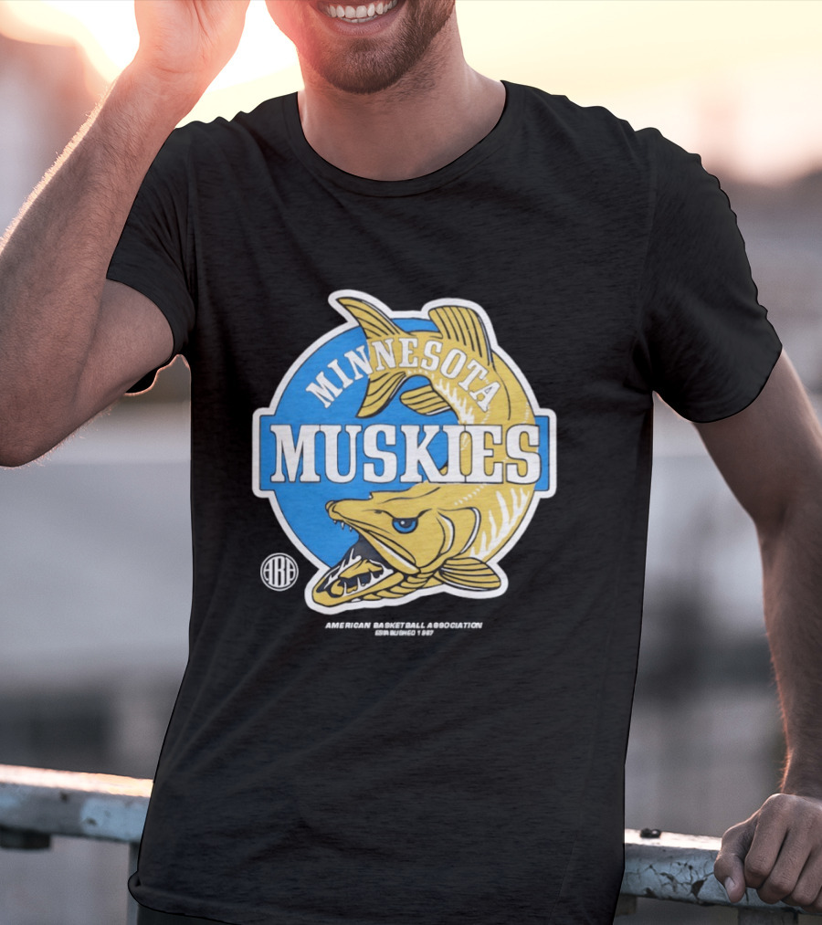 Minnesota Muskies ABA 1967 Vintage Team T-Shirt