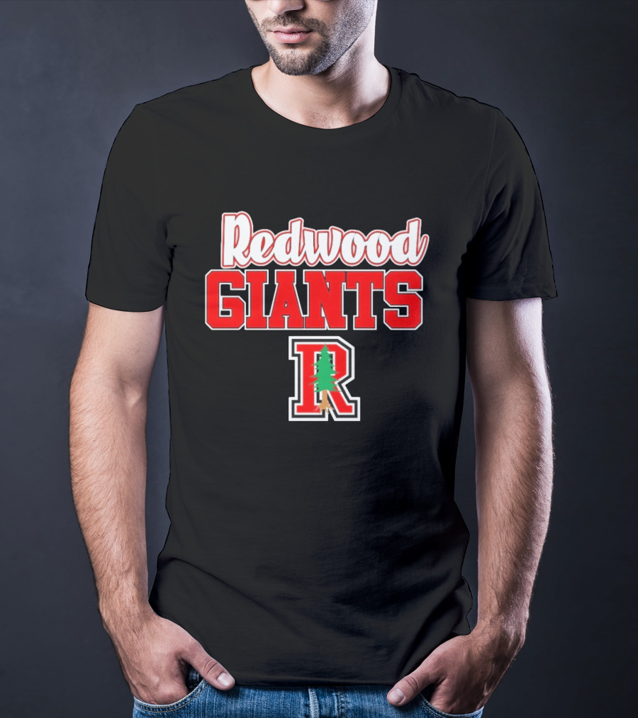 Redwood Giants High School R Tree T-Shirt