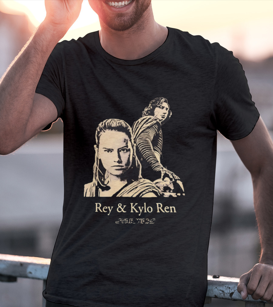 Rey & Kylo Ren Star Wars Characters Epic T-Shirt