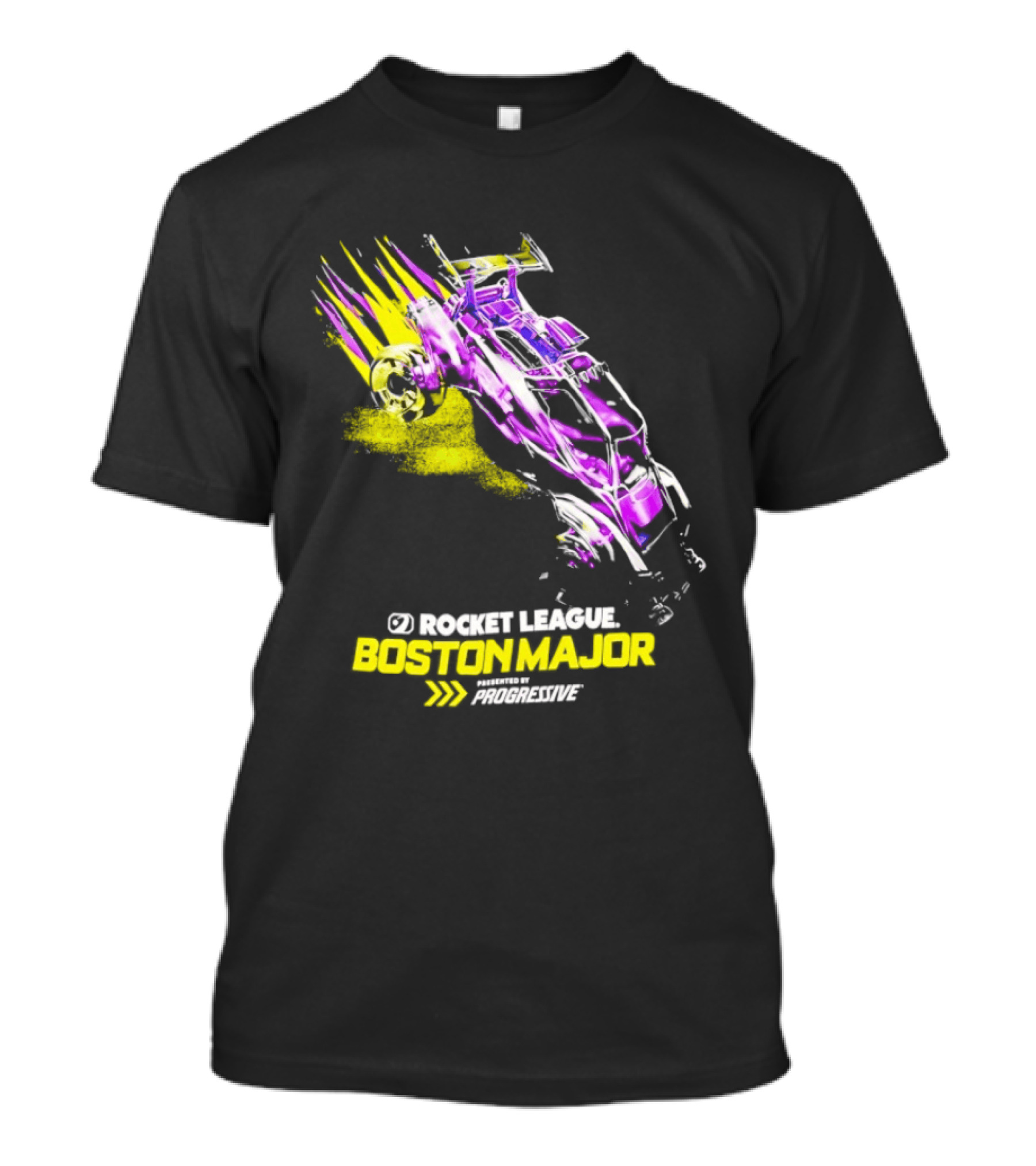 Rocket League Boston Major 2023 Presented By Progressive Colorful Car T-Shirt