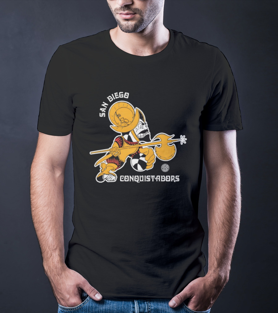 San Diego Conquistadors ABA Retro Basketball Team T-Shirt