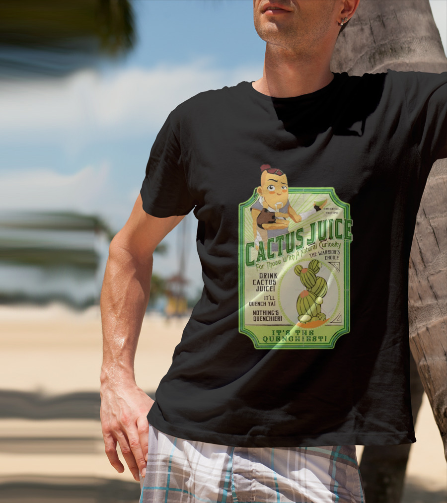 Sokka Cactus Juice It's The Quenchiest The Warrior's Choice Avatar T-Shirt