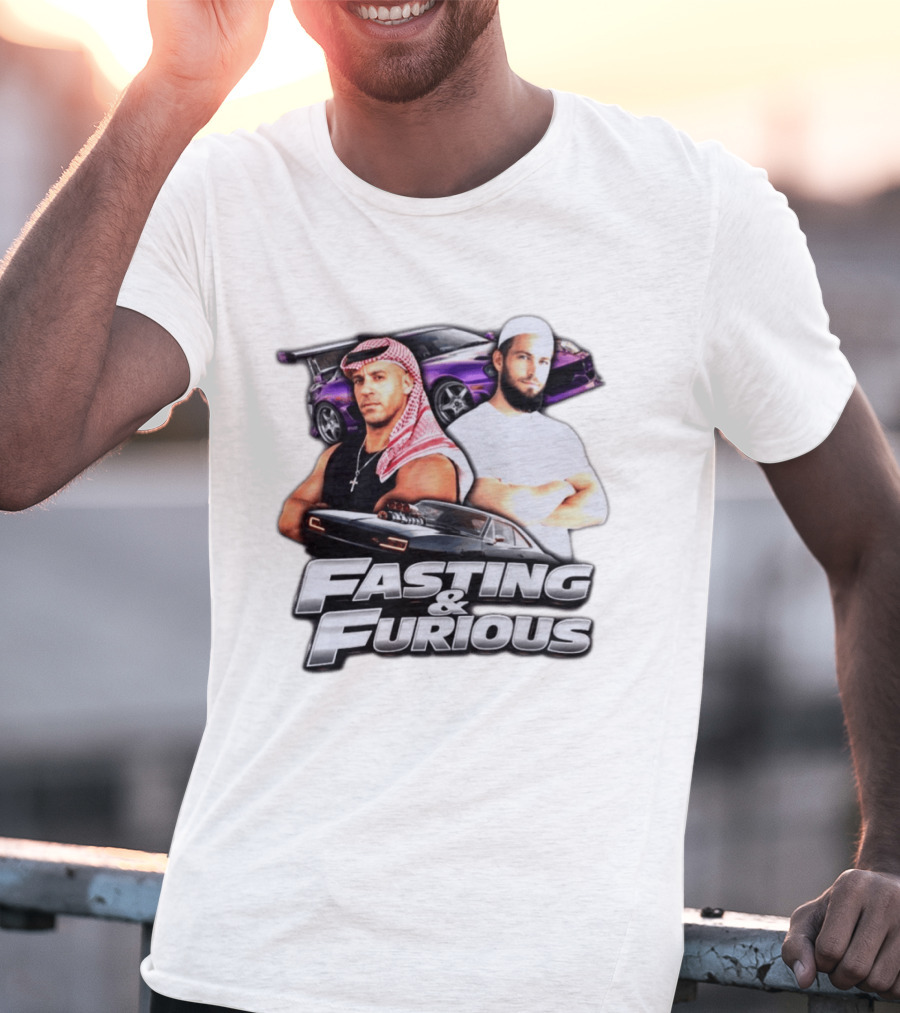 Fasting & Furious Vin Diesel Paul Walker Dubai Cars T-Shirt