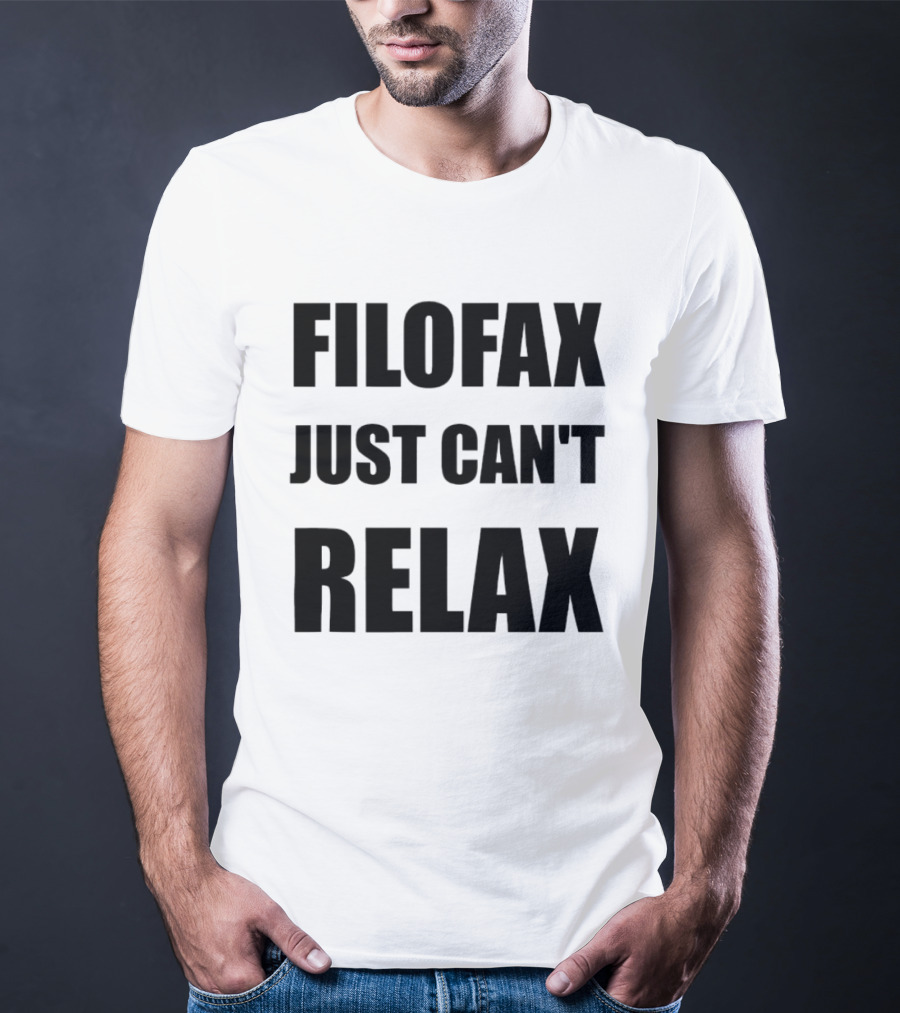 FILOFAX Just Can't Relax T-Shirt