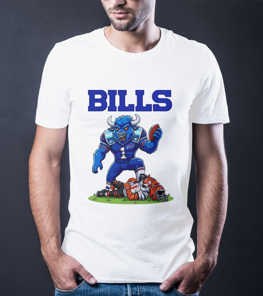 Buffalo Bills Dominating Victory Over Cincinnati Bengals Football Rivalry T-Shirt