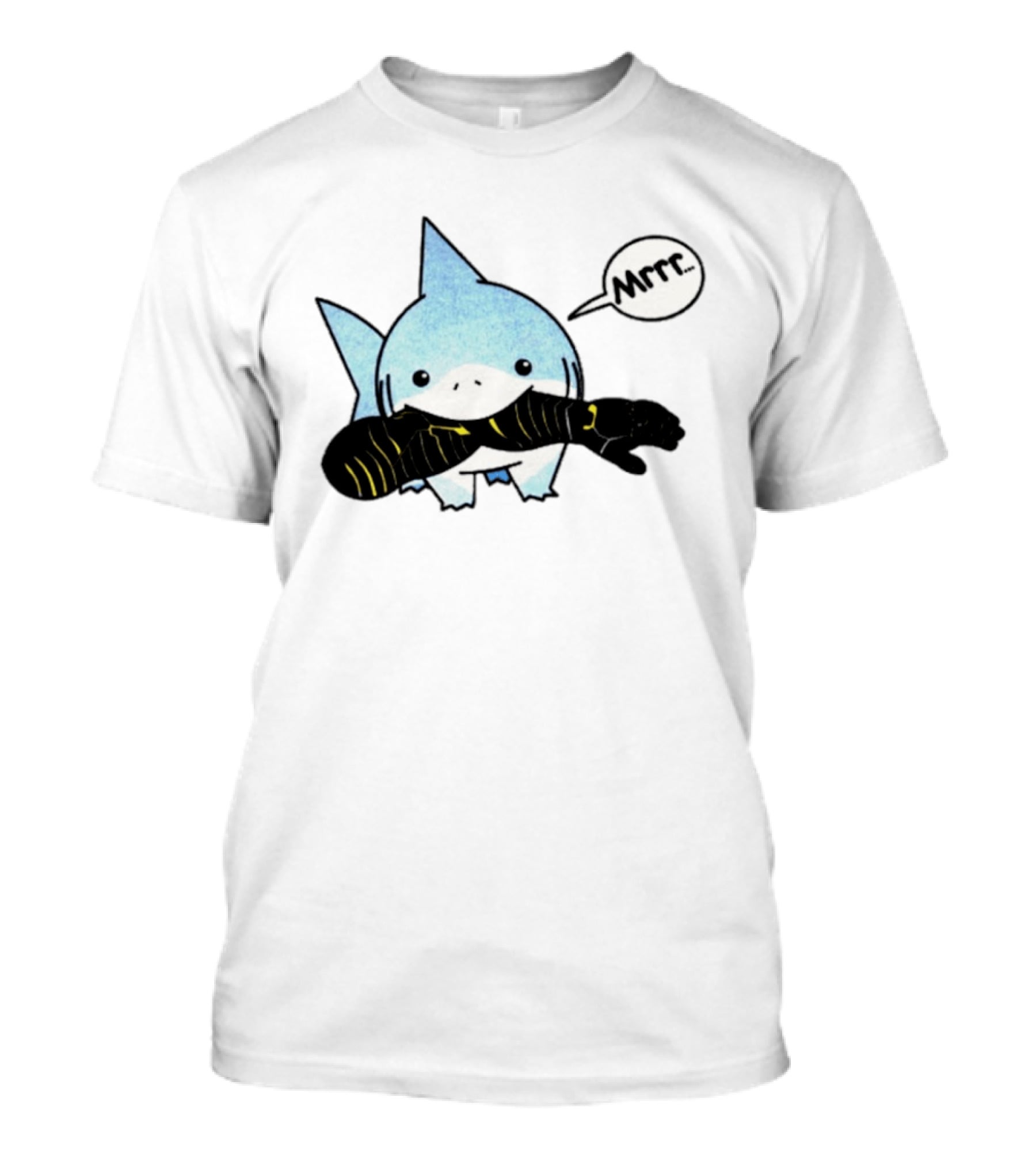 Jeff The Land Shark Mrrr Thunderbolts Eating Arm T-Shirt