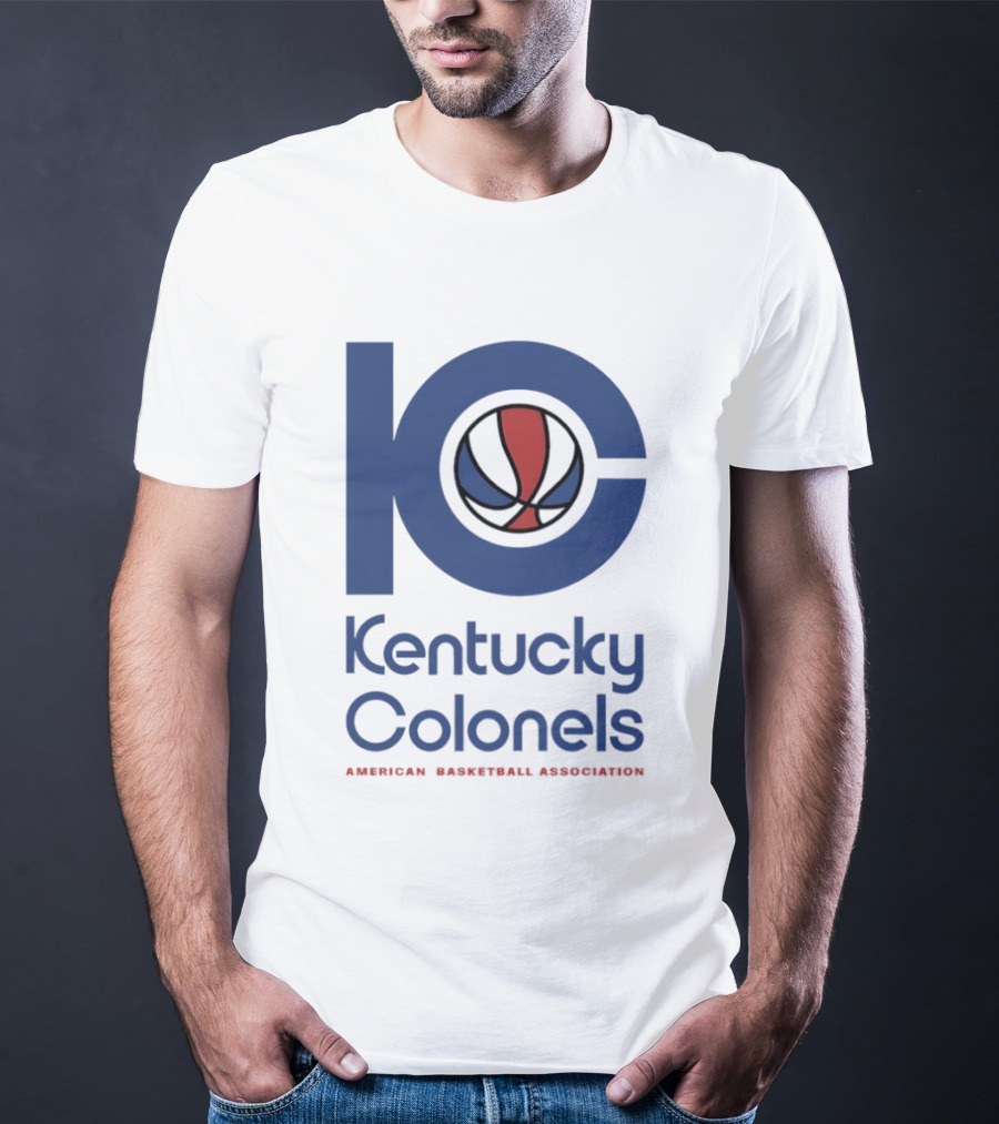 Kentucky Colonels 10 Colonel Army American Basketball Association Fan Collection T-Shirt