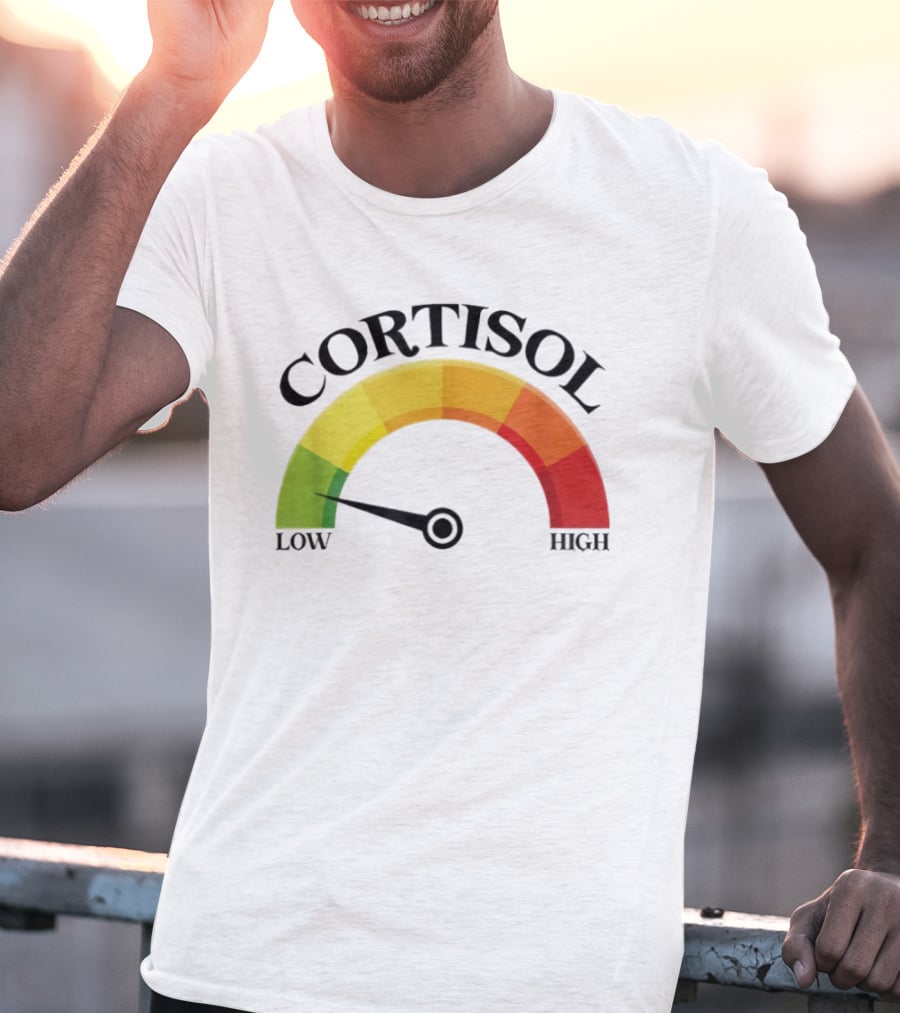 Cortisol Gauge Low Wellness Motivation T-Shirt