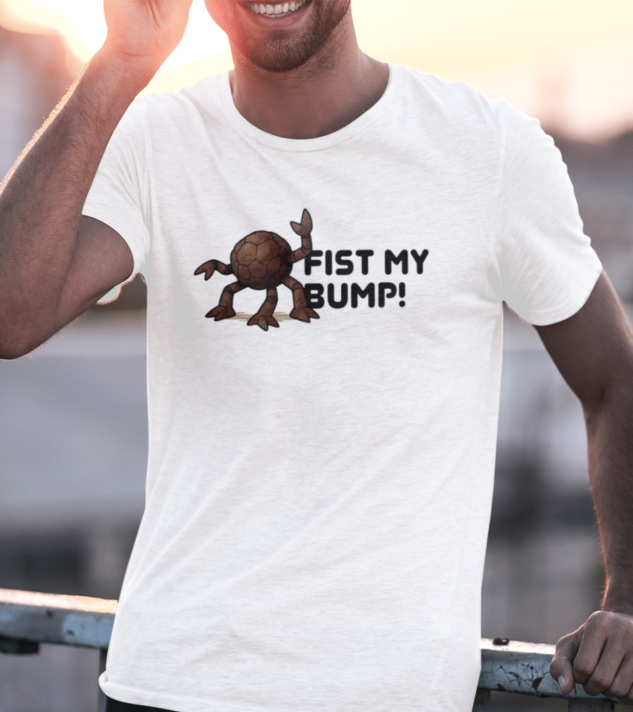 Pokémon Geodude Fist My Bump Fun Expression T-Shirt