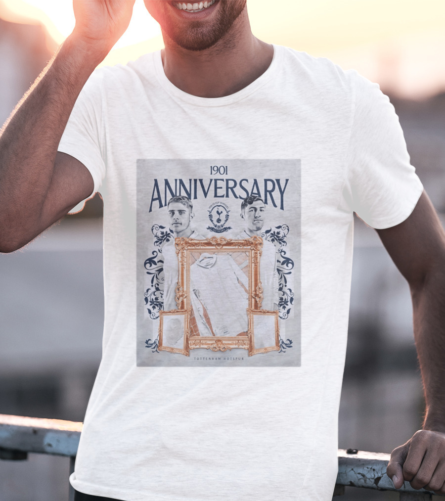 1901 Tottenham Hotspur FA Cup Winners Anniversary T-Shirt