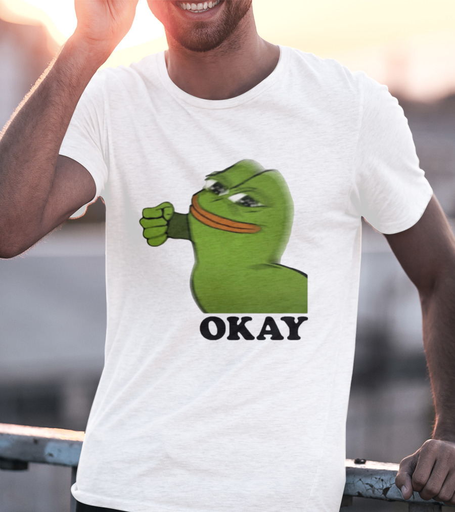 Okay Pepe Frog Punching Nazis Kid T-Shirt