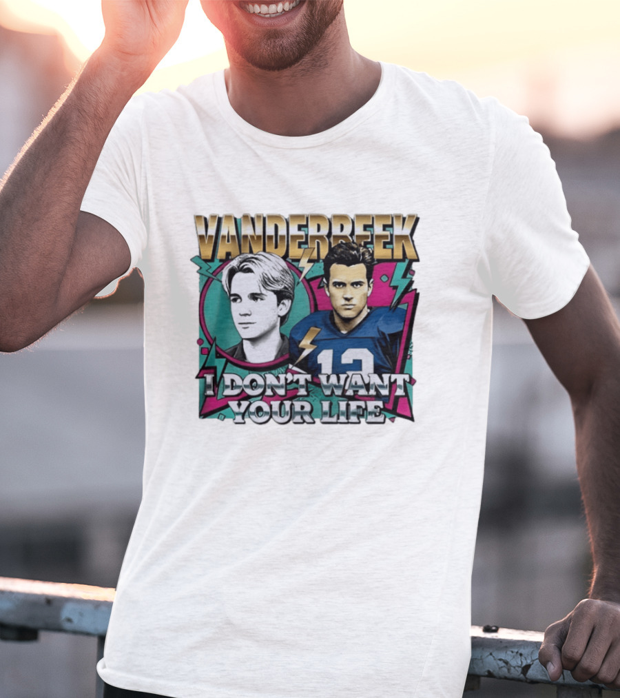 Vanderbeek I Don't Want Your Life 90s Football T-Shirt