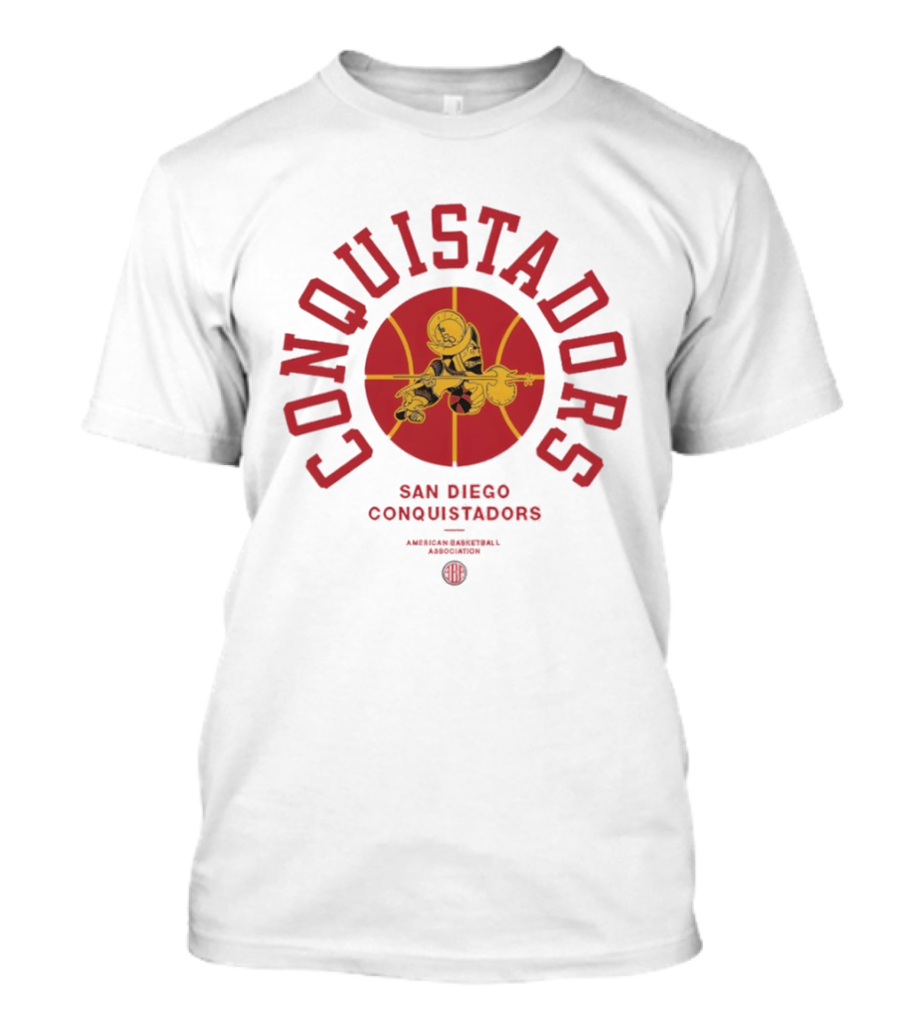 San Diego Conquistadors Throwback American Basketball Association T-Shirt