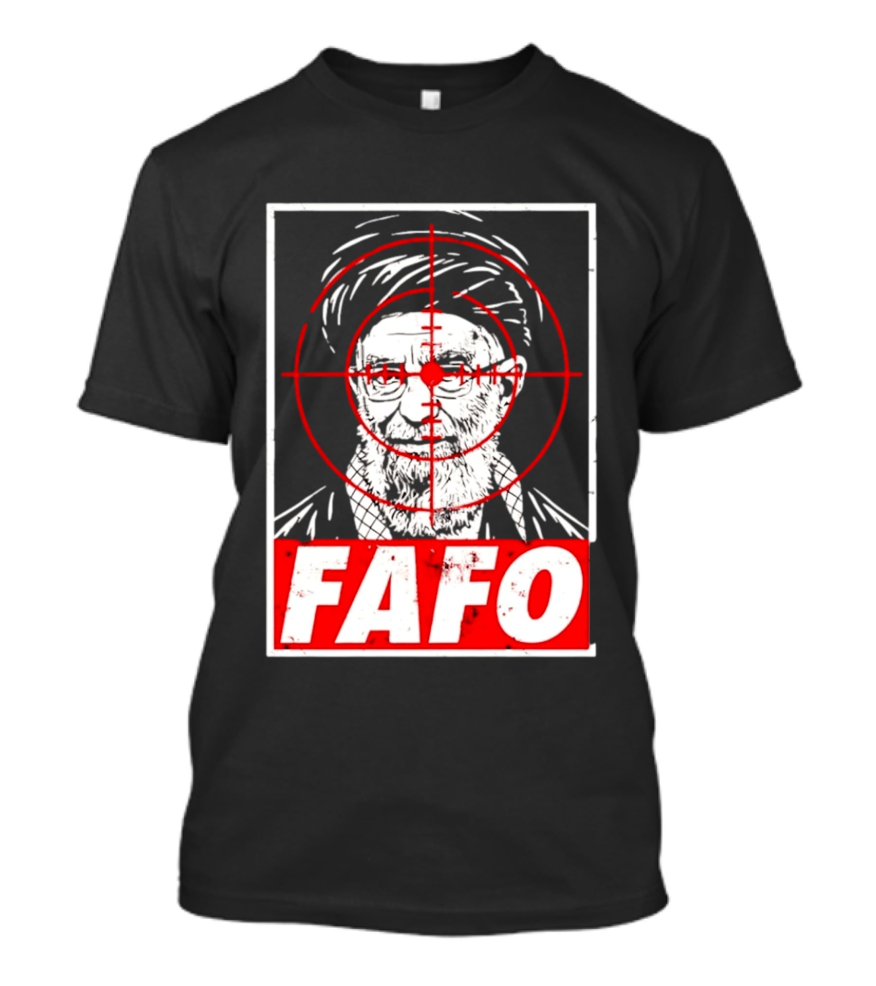 FAFO Ali Khamenei Target 2026 Aim T-Shirt