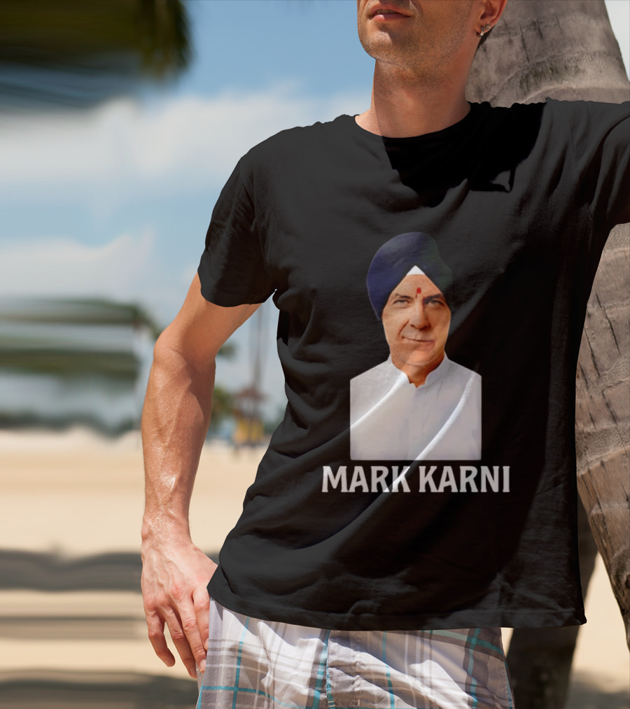 Mark Carney Turban Portrait Mark Karni T-Shirt