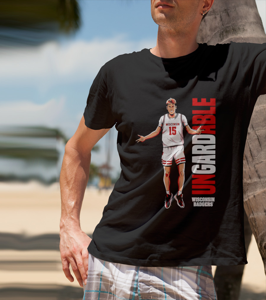 Isaac Gard Wisconsin Badgers Ungardable Basketball Player 15 T-Shirt