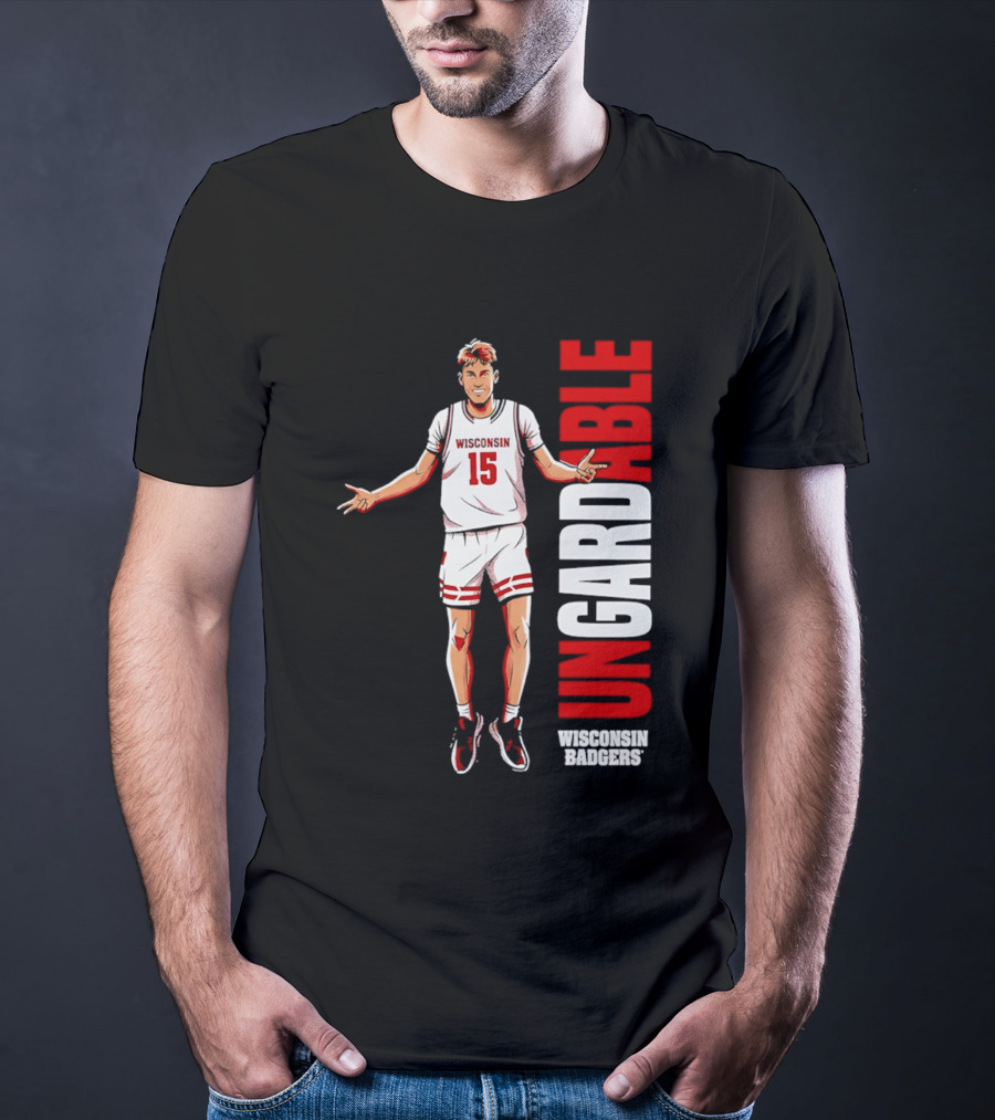 Isaac Gard Wisconsin Badgers Ungardable Basketball Player 15 T-Shirt