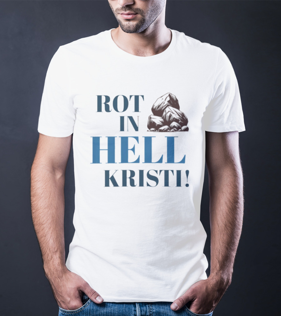 RIP Cricket Rot In Hell Kristi Noem Rocks T-Shirt