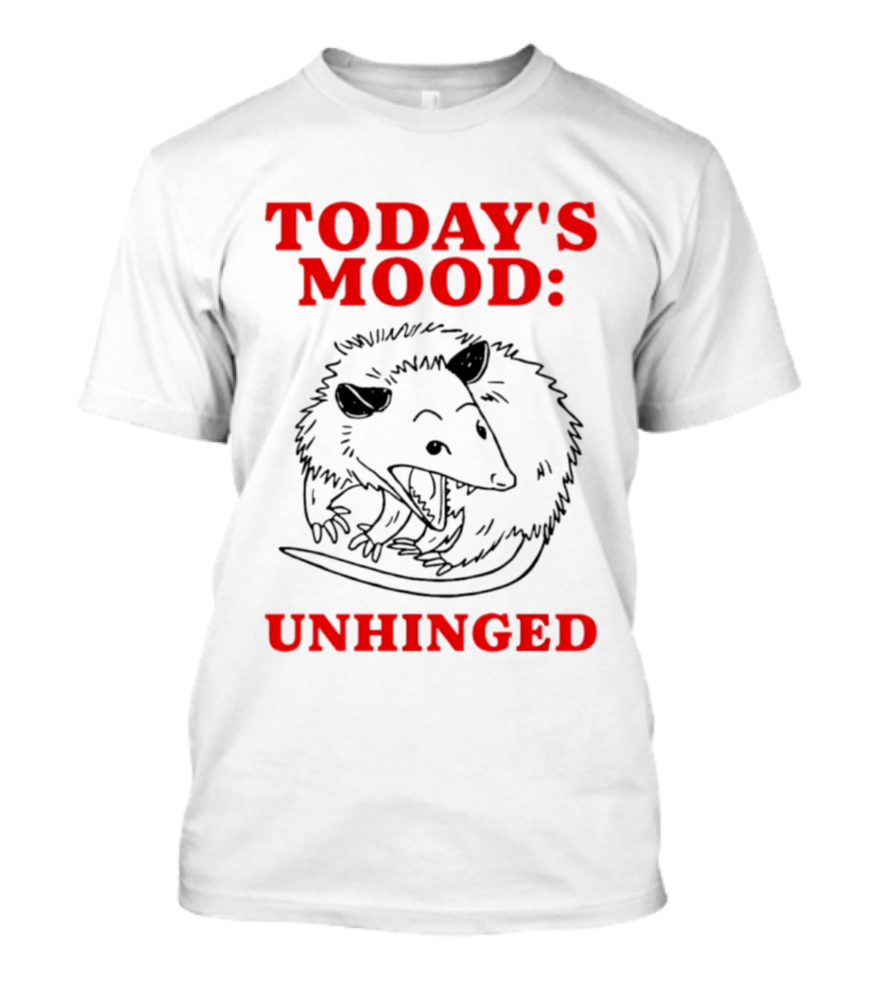 Today's Mood Rat Unhinged T-Shirt