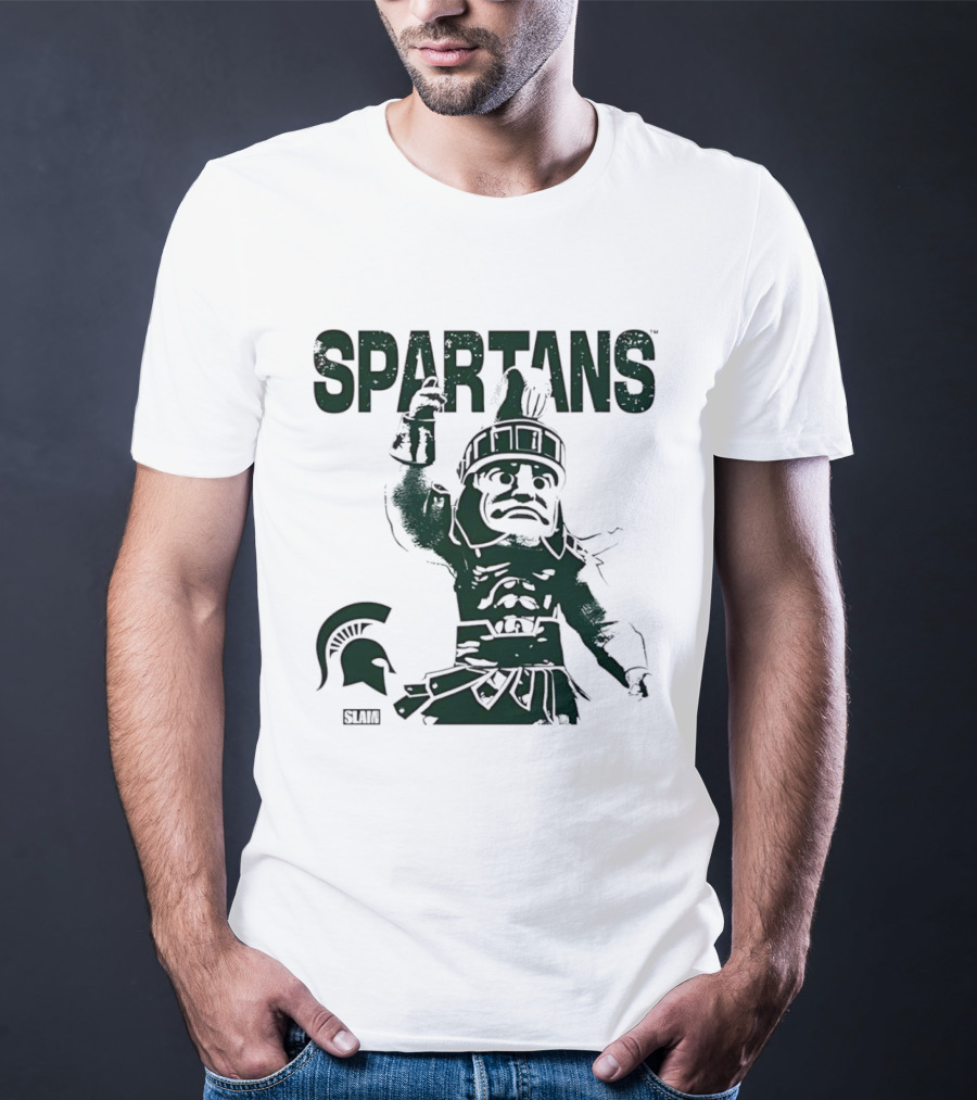 Michigan State Spartans Vintage Logo Mode Slam T-Shirt
