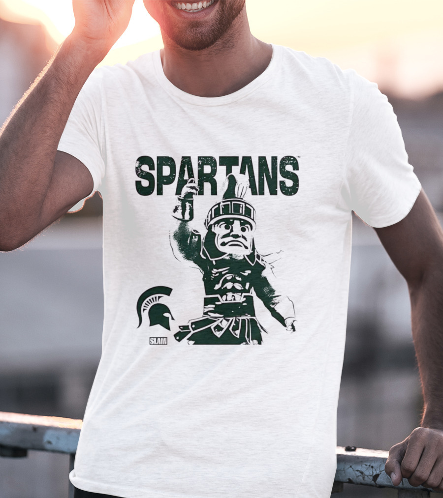Michigan State Spartans Vintage Logo Mode Slam T-Shirt