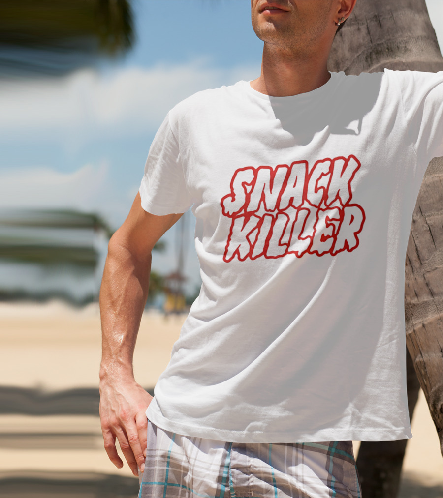 Seventeen Snack Killer Bold Red T-Shirt