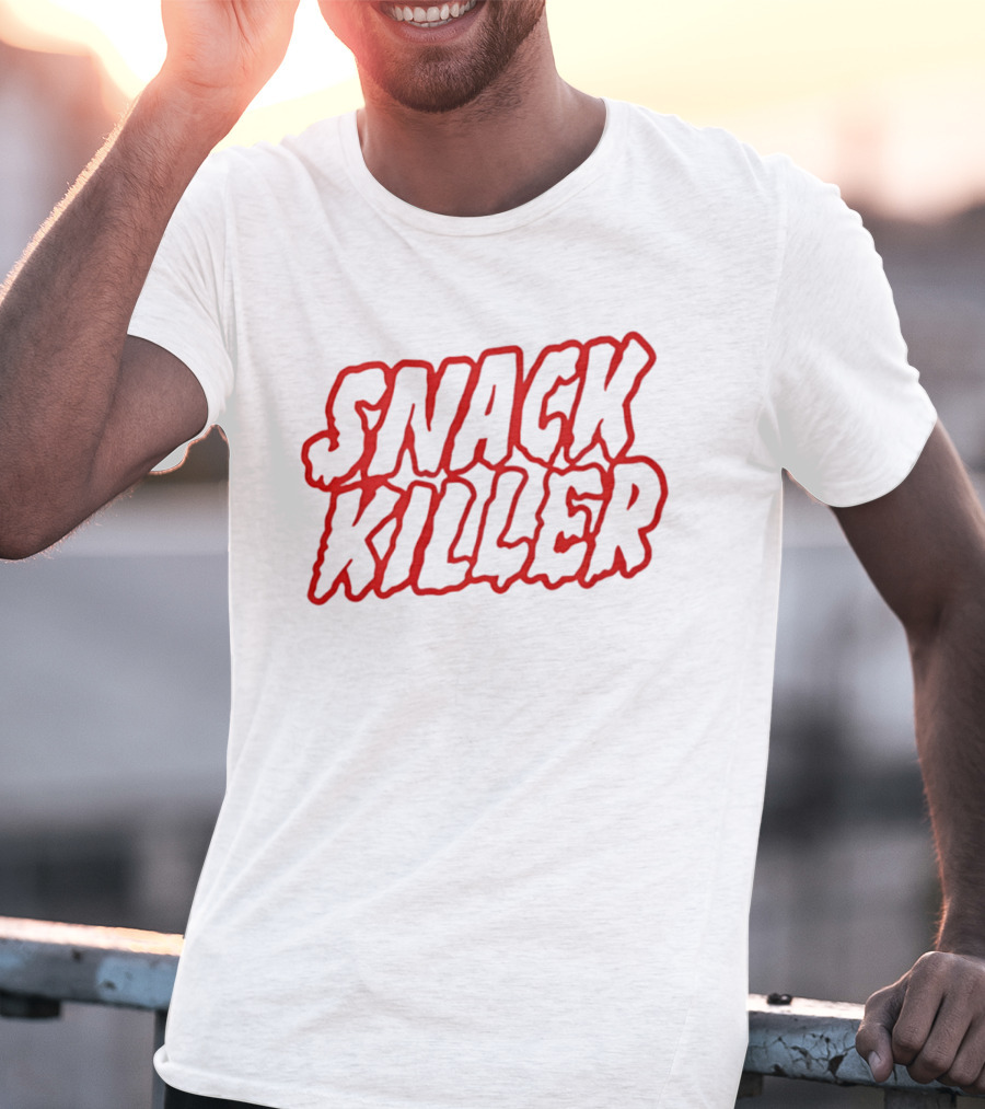 Seventeen Snack Killer Bold Red T-Shirt
