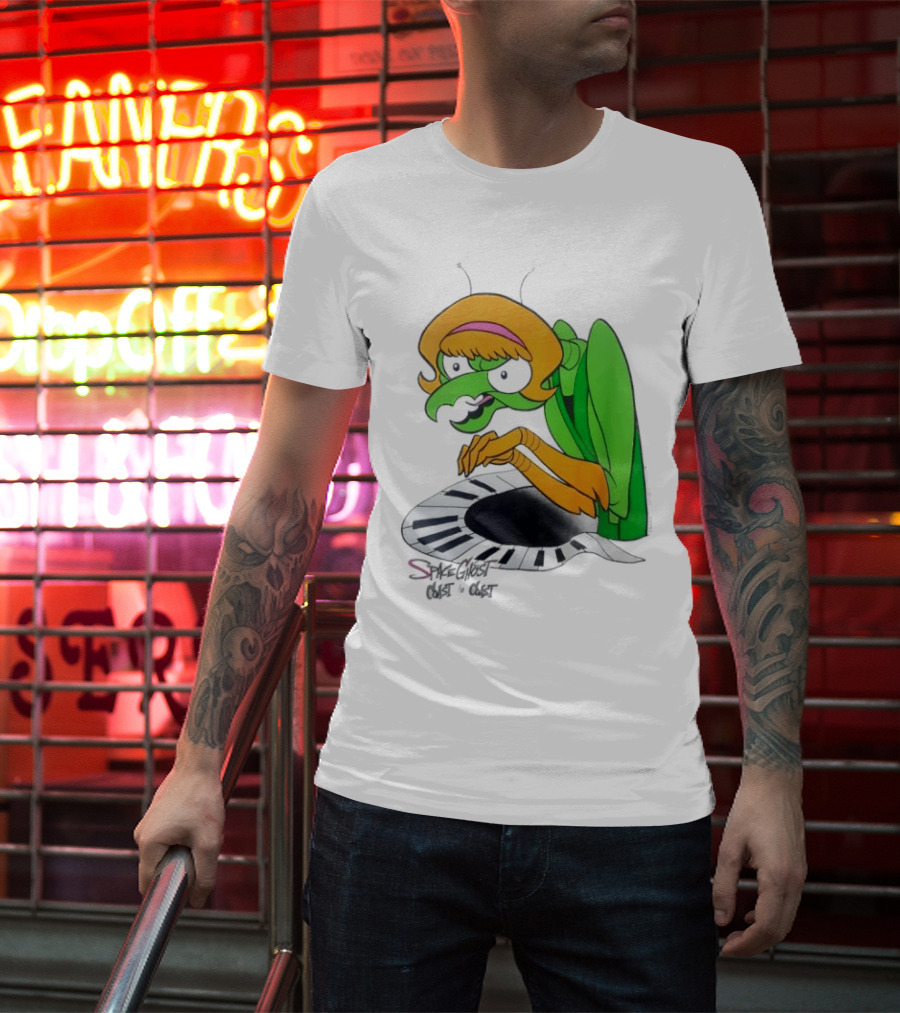 Space Ghost Coast To Coast Zorak Playing Piano T-Shirt