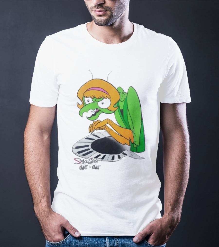 Space Ghost Coast To Coast Zorak Playing Piano T-Shirt