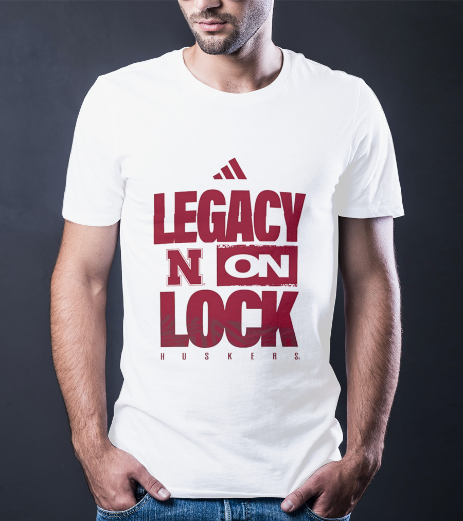 Nebraska Cornhuskers Legacy N On Lock Huskers T-Shirt