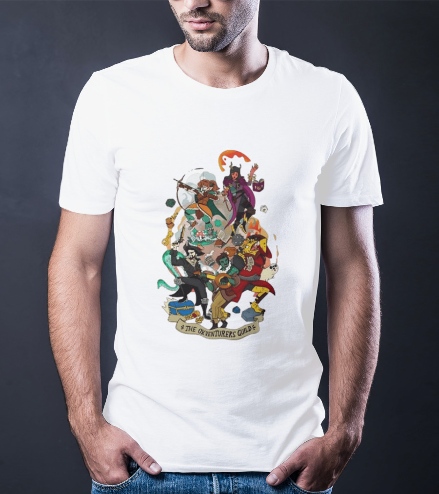 The Oxventurers Guild Dungeons And Dragons Adventure Crew T-Shirt