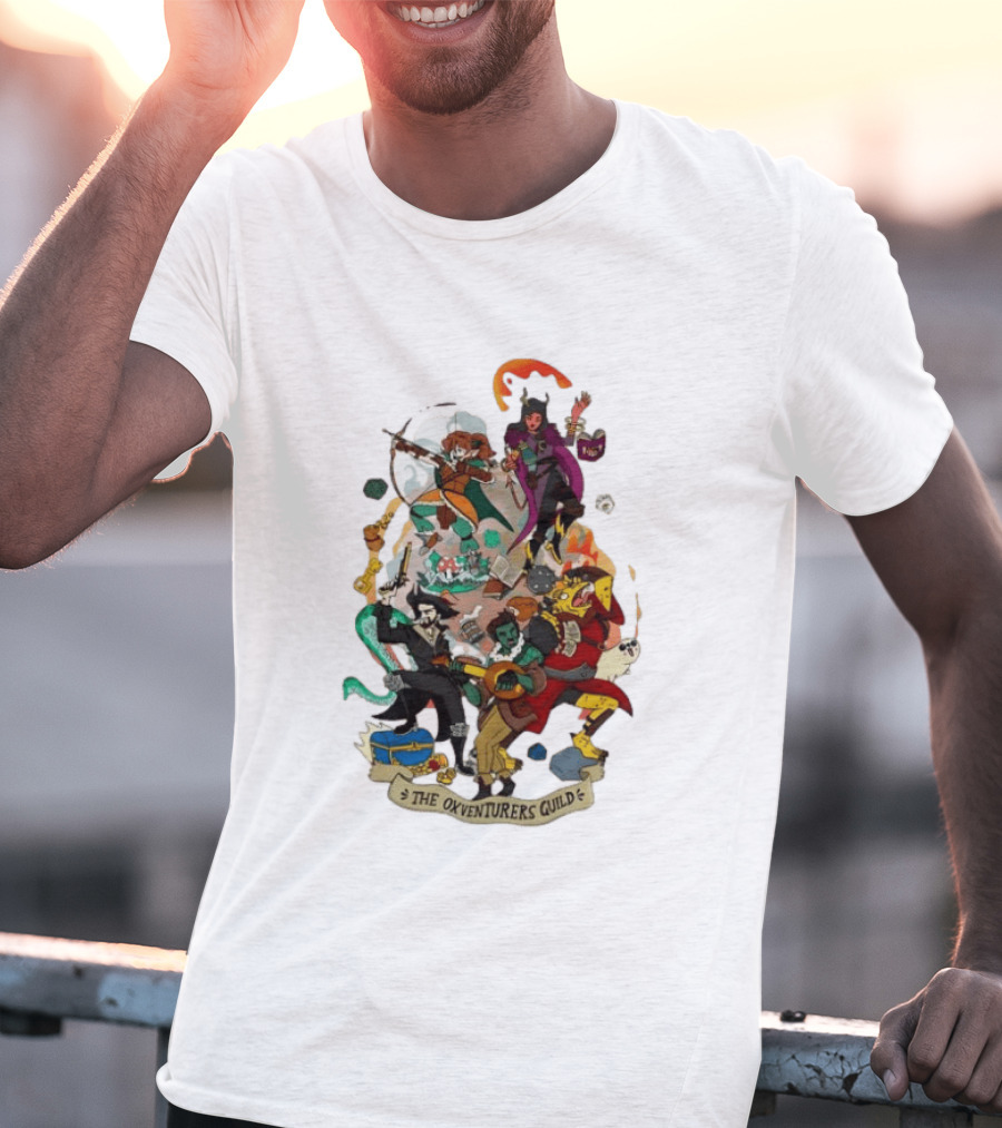 The Oxventurers Guild Dungeons And Dragons Adventure Crew T-Shirt